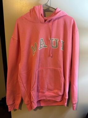 Pink Pullover Hoodie - Women's Cozy Sweatshirt